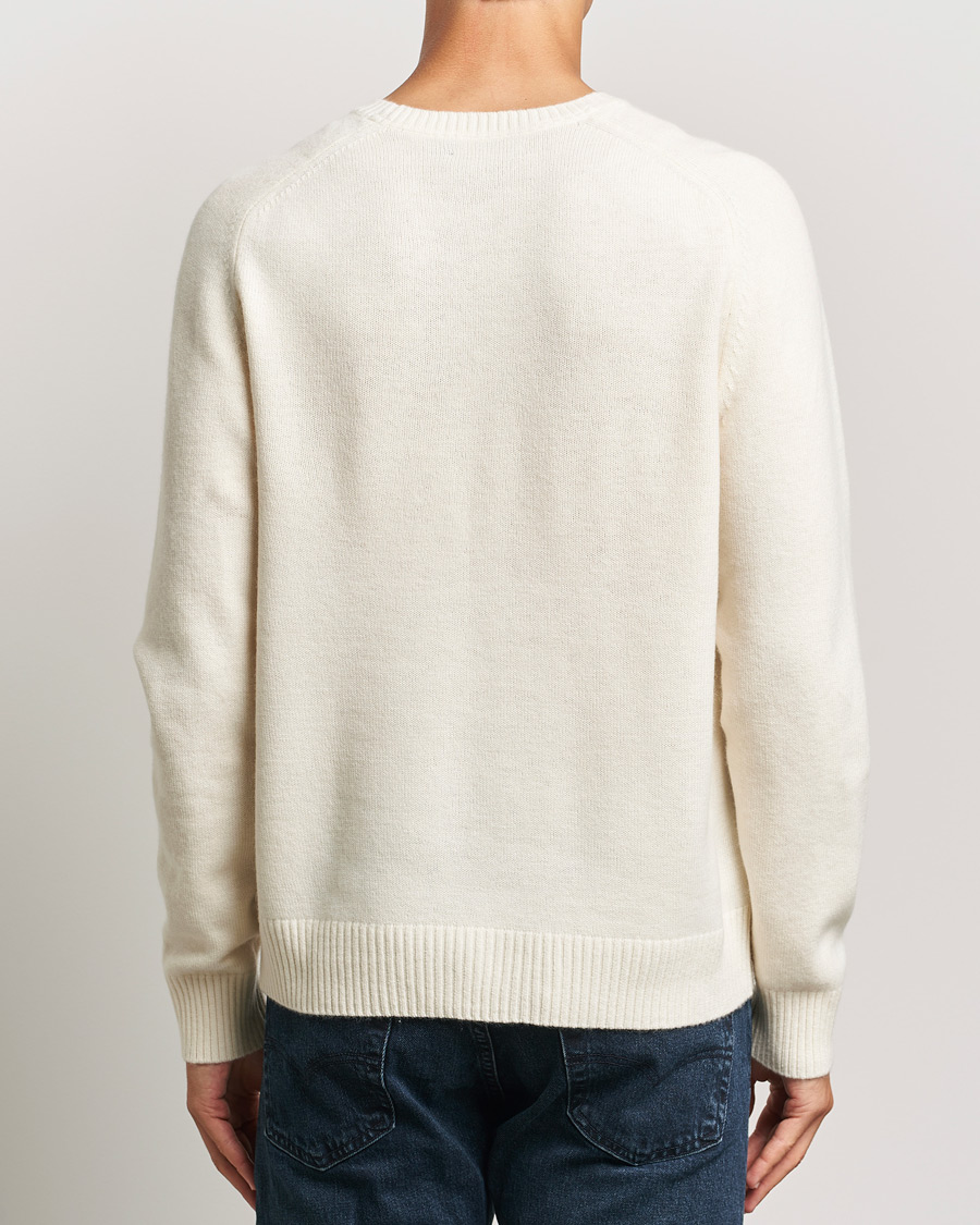 Herre | Gensere | Morris | Hertford Merino Crew Neck Off White