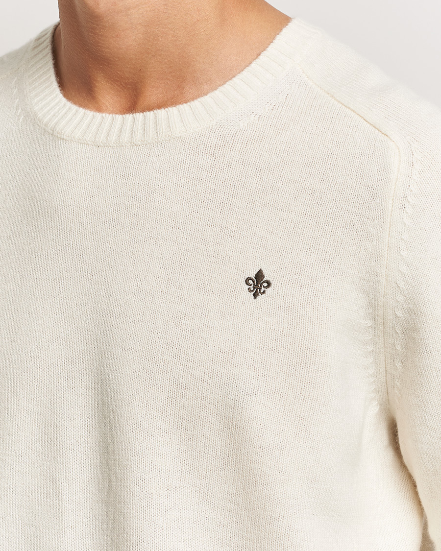 Herre | Gensere | Morris | Hertford Merino Crew Neck Off White
