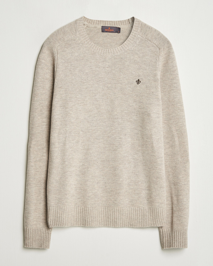 Herre | Gensere | Morris | Hertford Merino Crew Neck Khaki