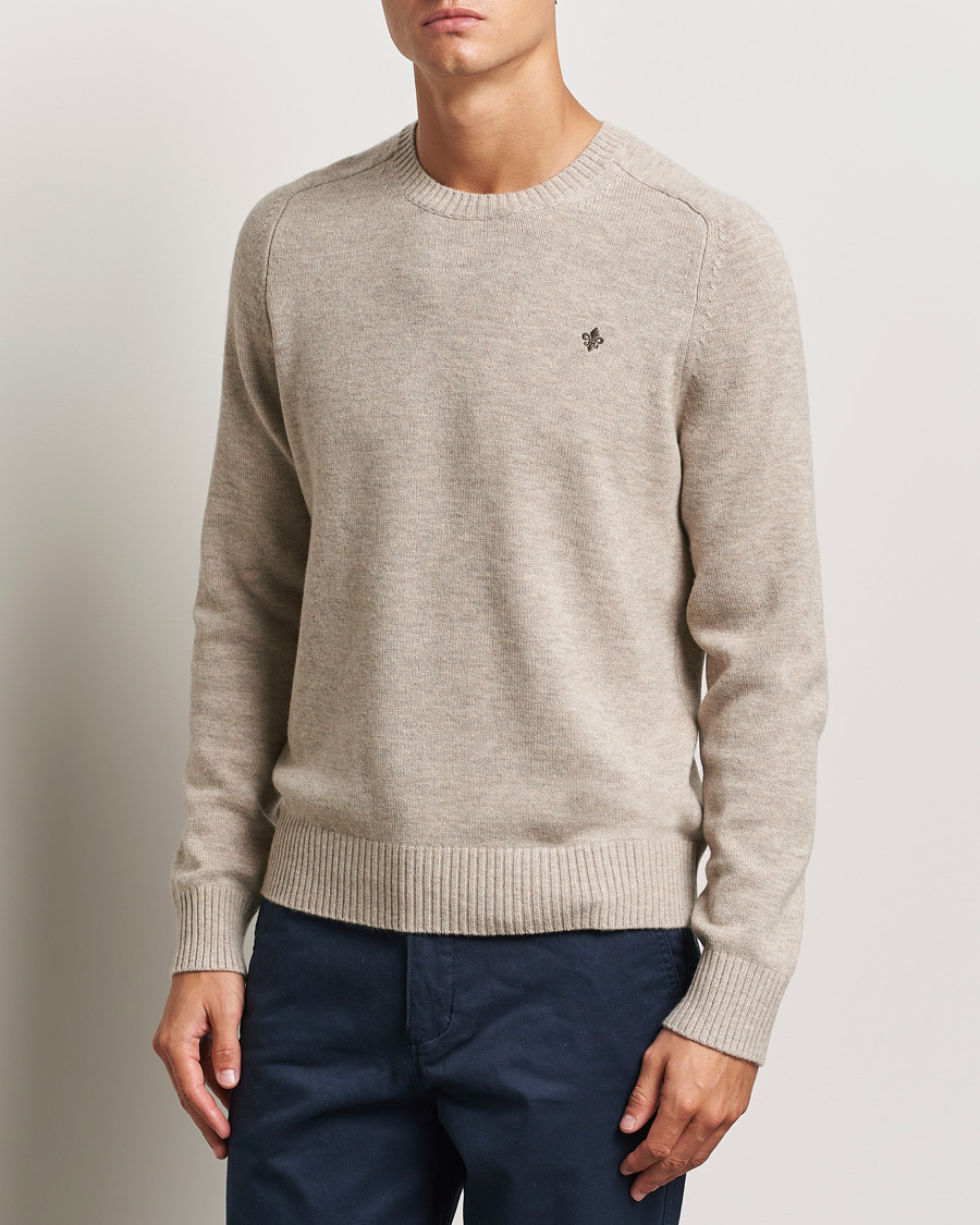 Herre | Gensere | Morris | Hertford Merino Crew Neck Khaki