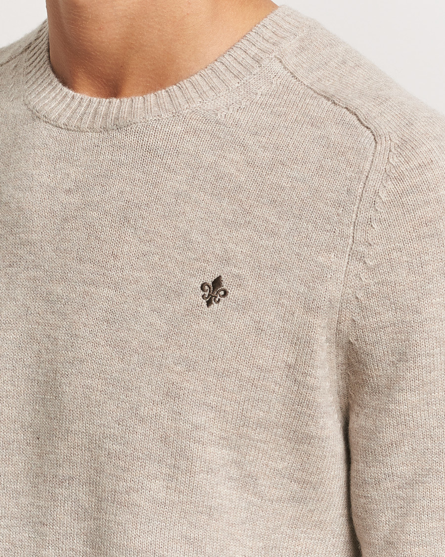 Herre | Gensere | Morris | Hertford Merino Crew Neck Khaki