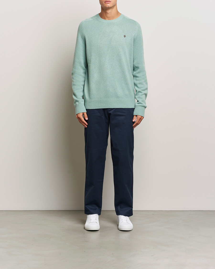 Herre | Gensere | Morris | Hertford Merino Crew Neck Green
