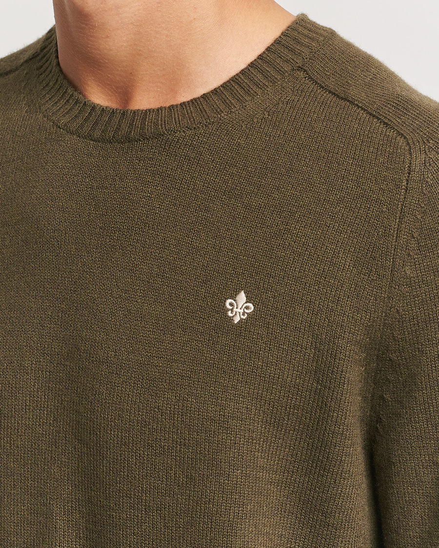Herre | Gensere | Morris | Hertford Merino Crew Neck Olive
