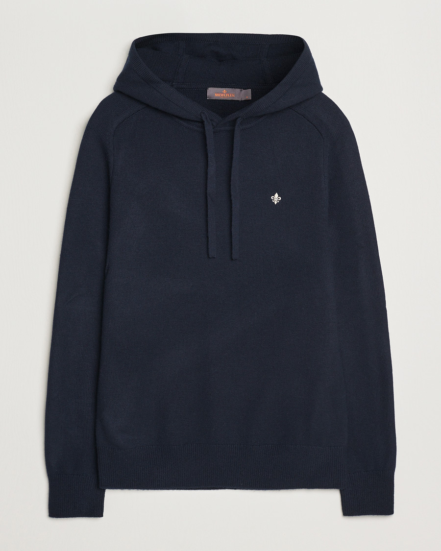 Herre | Gensere | Morris | Hertford Merino Hoodie Navy