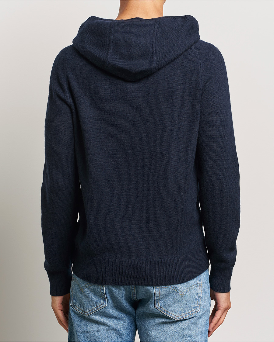 Herre | Gensere | Morris | Hertford Merino Hoodie Navy