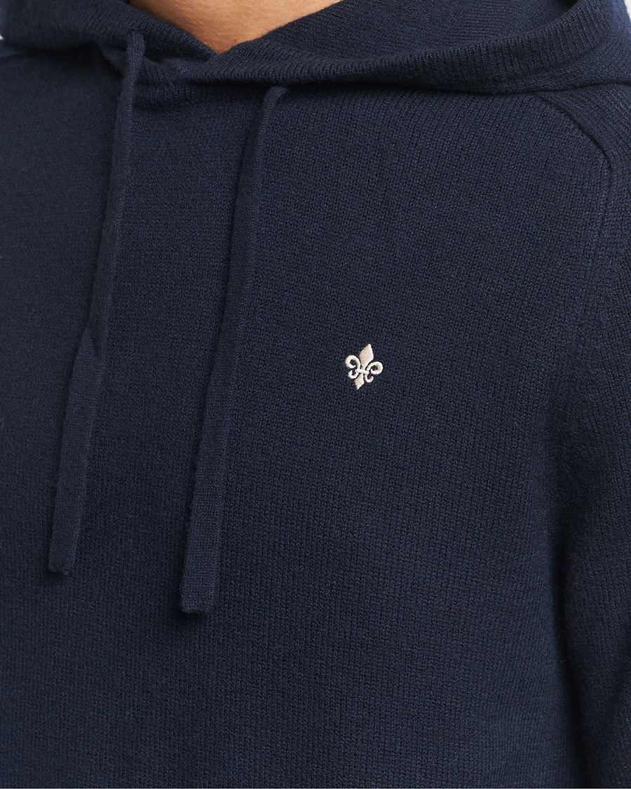 Herre | Gensere | Morris | Hertford Merino Hoodie Navy