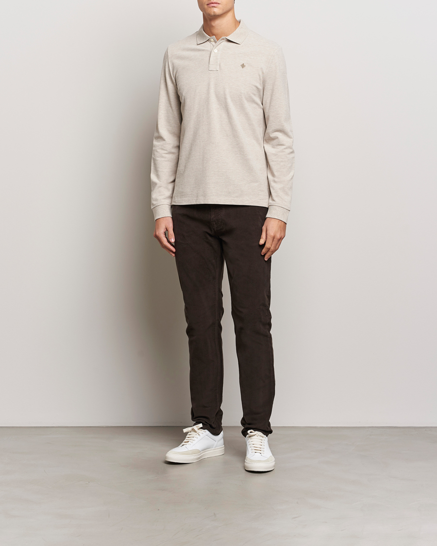 Herre | Gensere | Morris | Camden Long Sleeve Polo Khaki