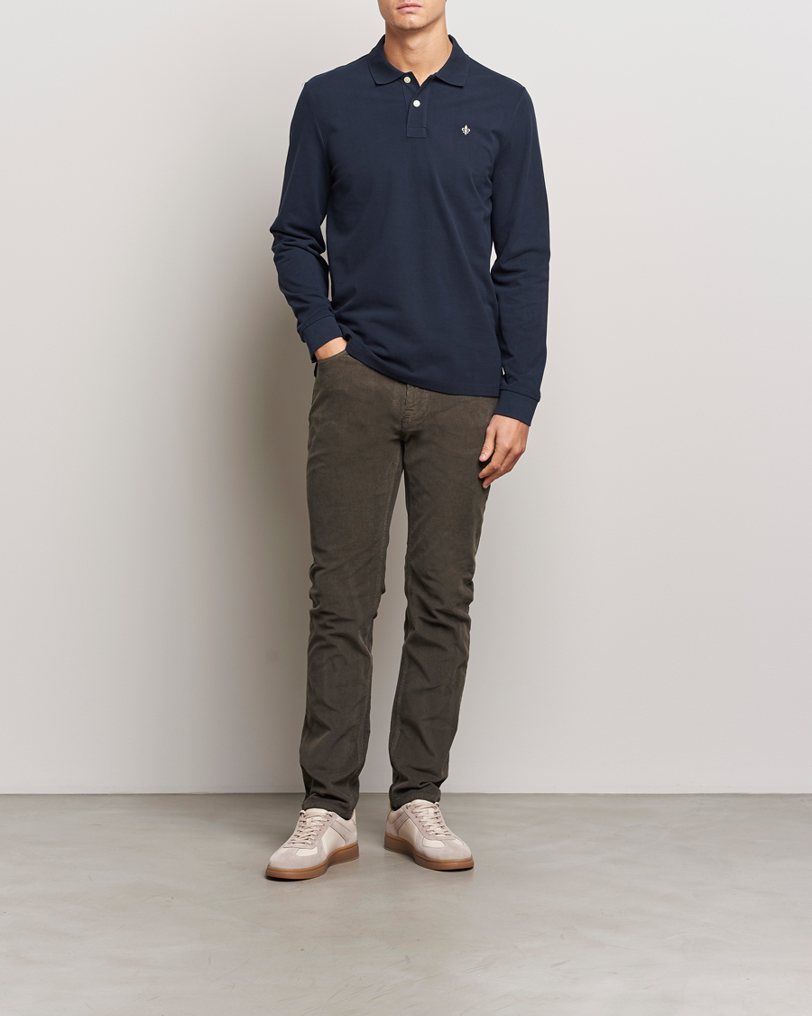 Herre | Gensere | Morris | Camden Long Sleeve Polo Blue