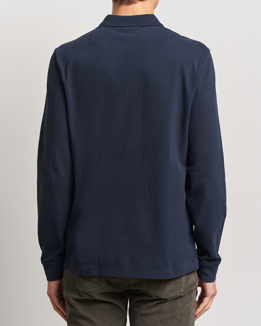 Herre | Gensere | Morris | Camden Long Sleeve Polo Blue