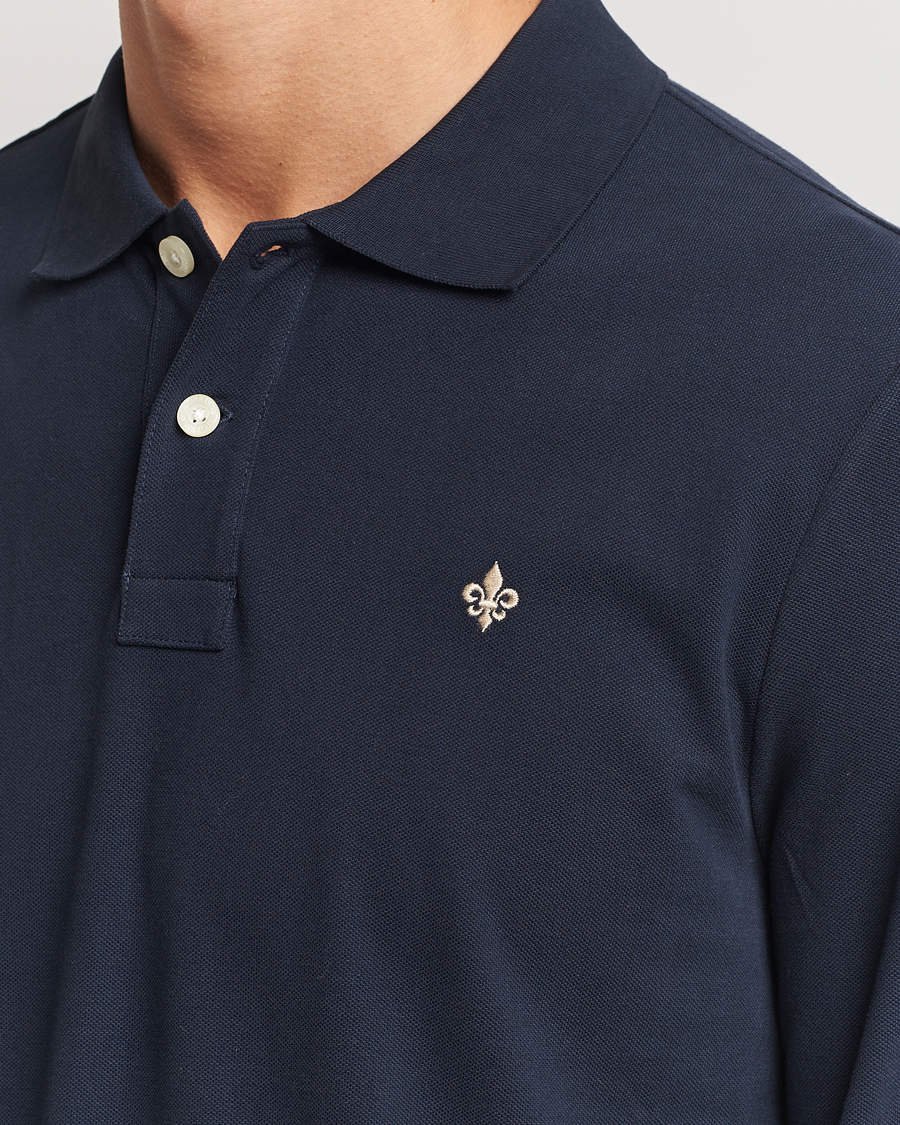 Herre | Gensere | Morris | Camden Long Sleeve Polo Blue