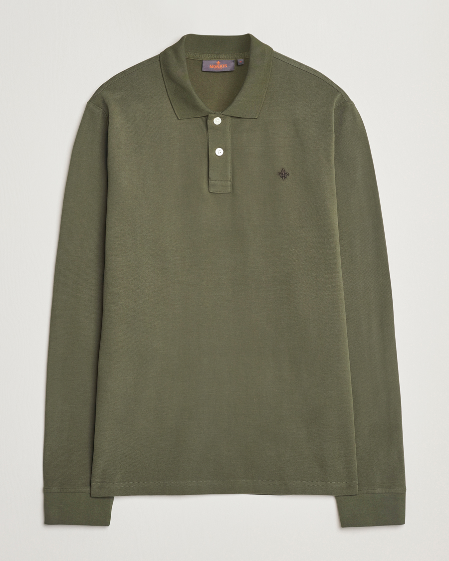 Herre | Gensere | Morris | Camden Long Sleeve Polo Olive