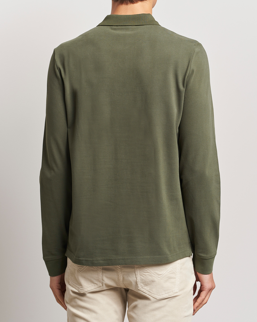 Herre | Gensere | Morris | Camden Long Sleeve Polo Olive