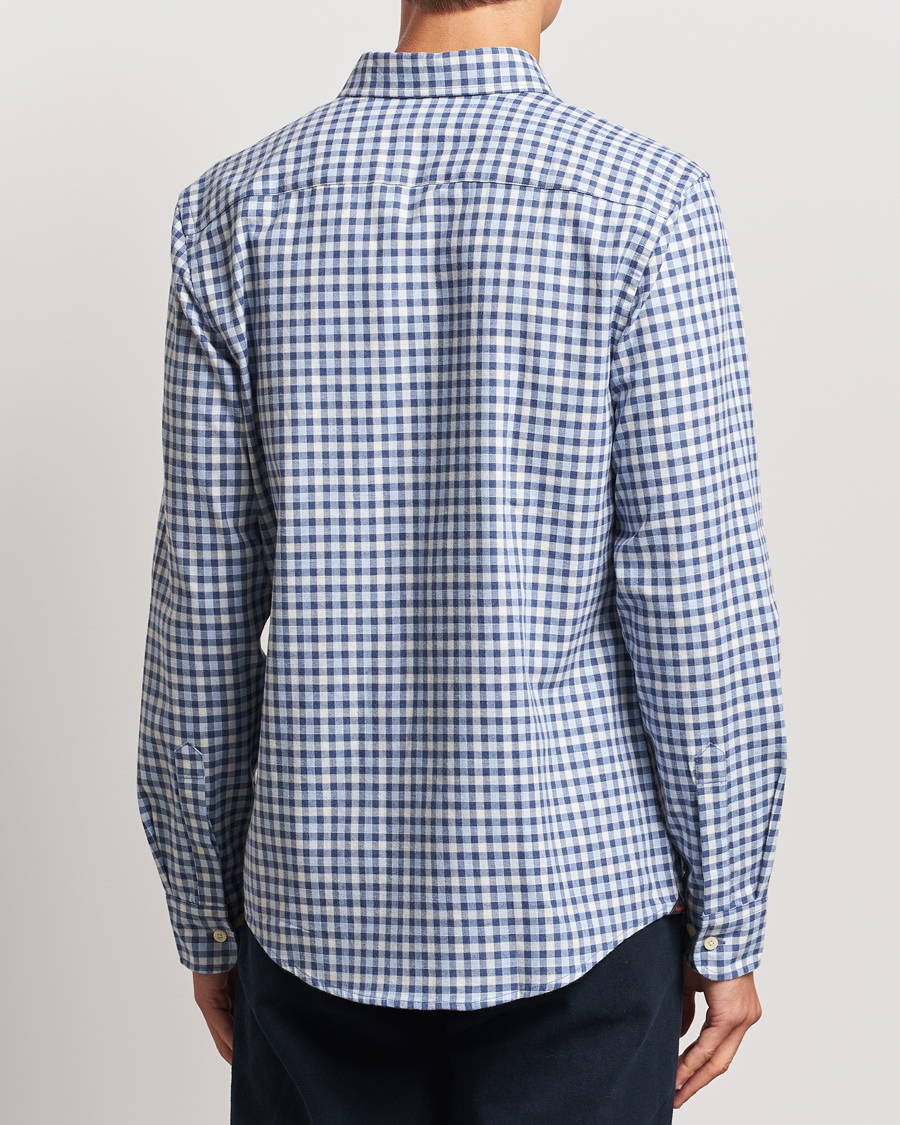 Herre | Skjorter | Morris | Watts Check Flannel Shirt Blue