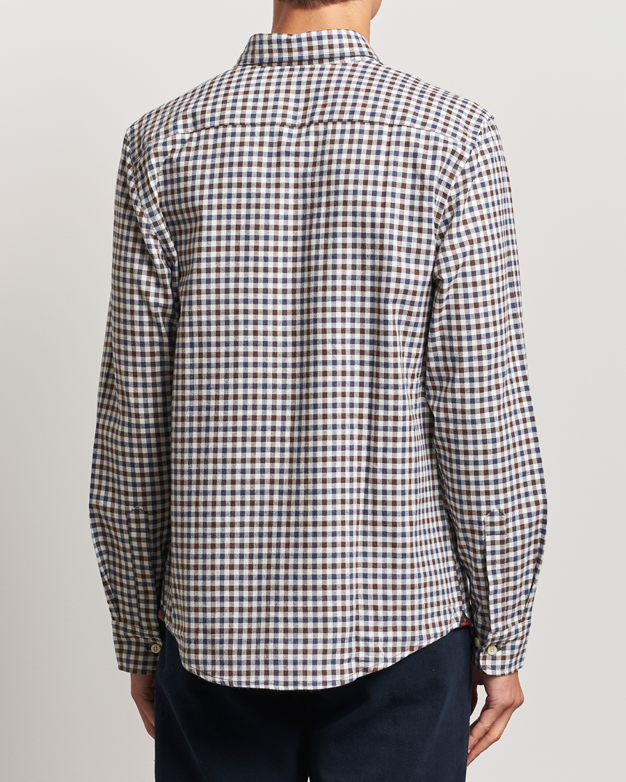 Herre | Skjorter | Morris | Watts Check Flannel Shirt Brown