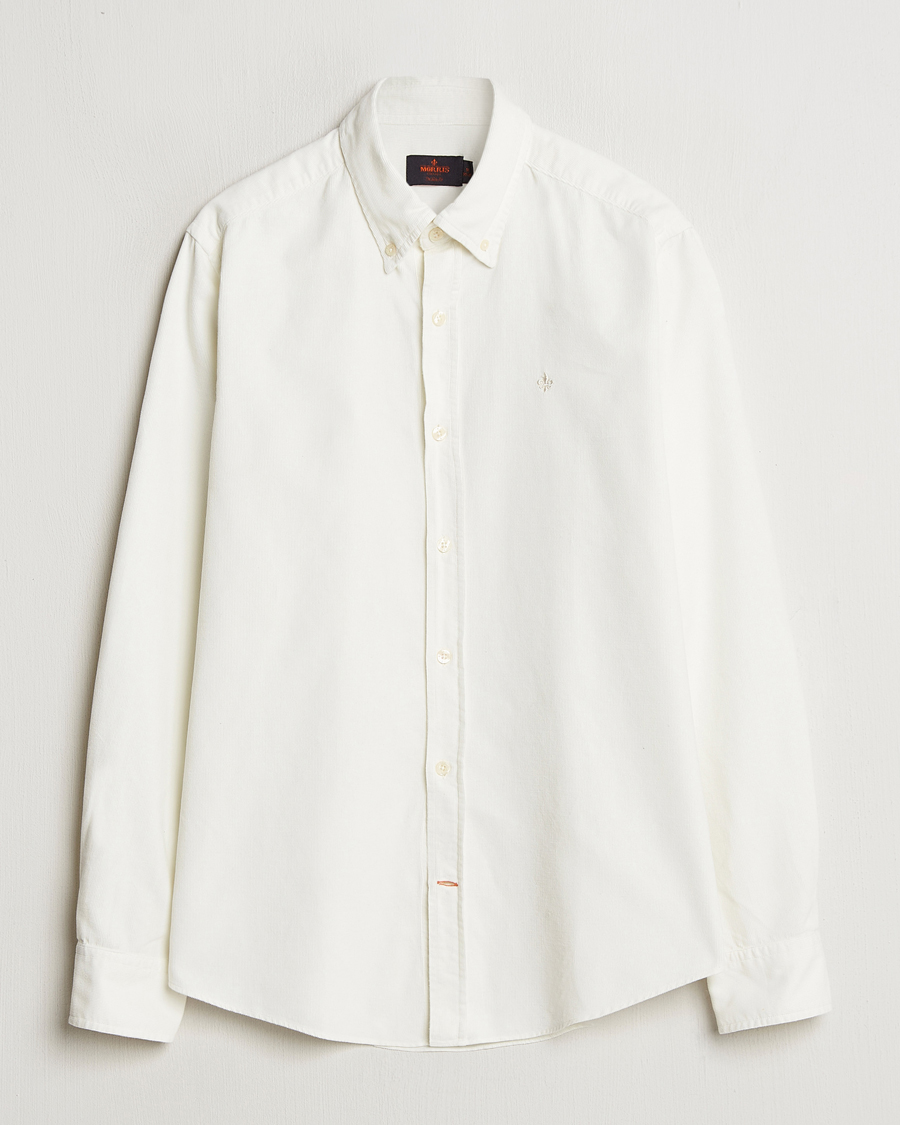 Herre | Skjorter | Morris | Douglas Corduroy Shirt Off White