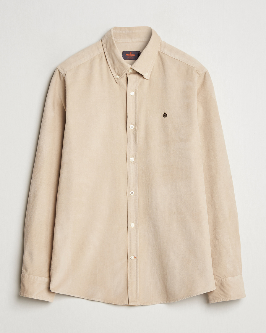 Herre | Skjorter | Morris | Douglas Corduroy Shirt Khaki