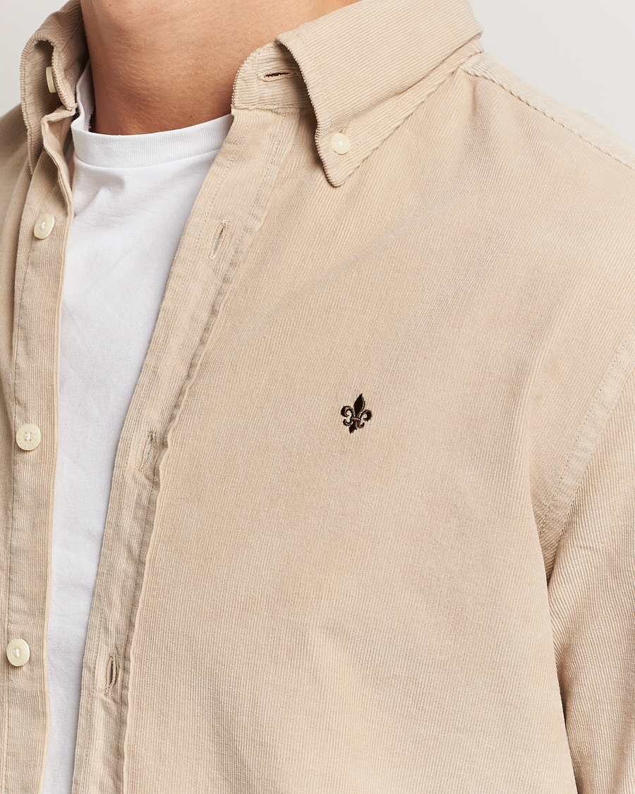 Herre | Skjorter | Morris | Douglas Corduroy Shirt Khaki