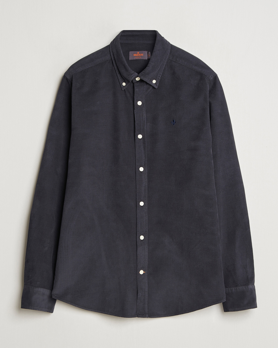 Herre | Skjorter | Morris | Douglas Corduroy Shirt Navy