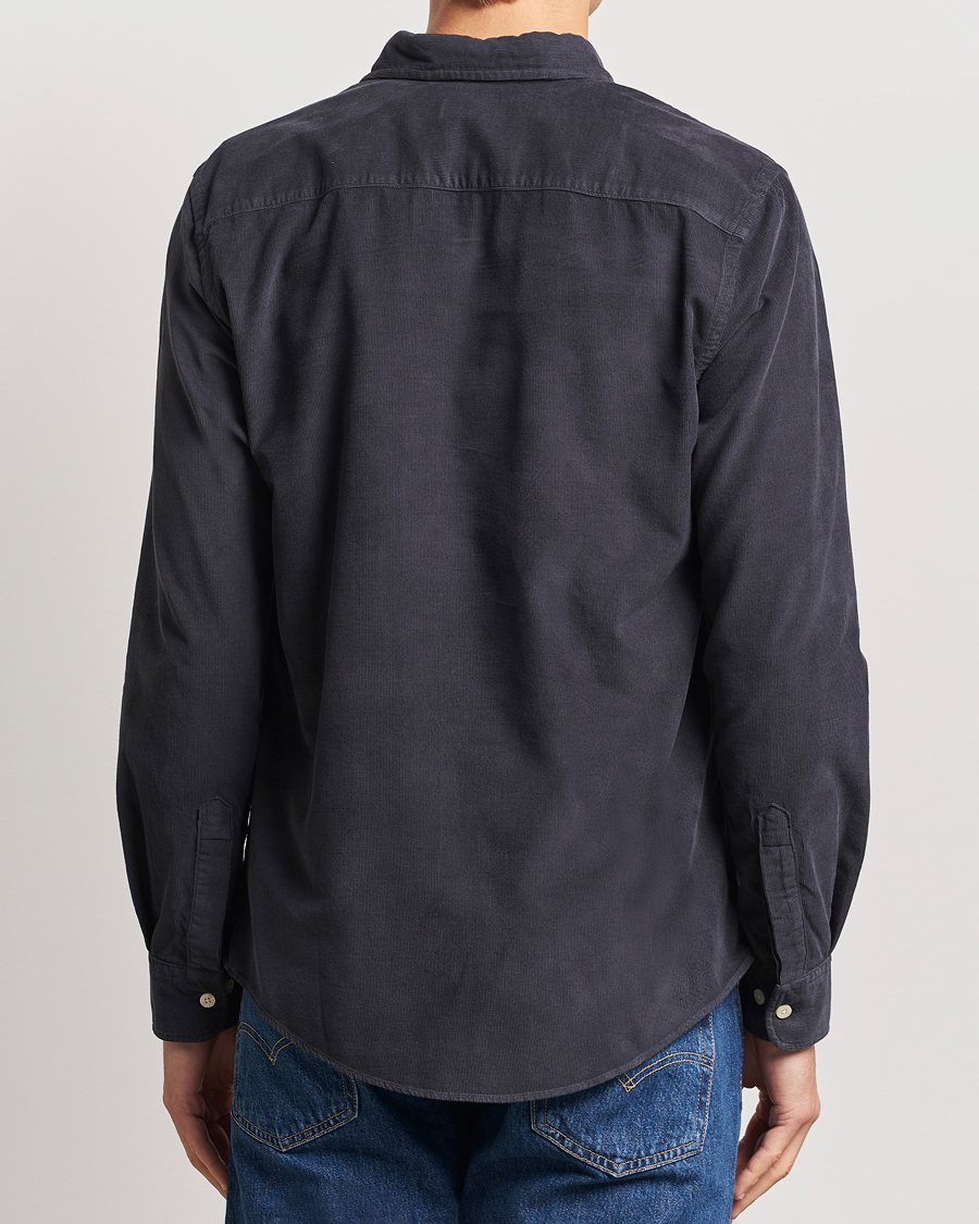 Herre | Skjorter | Morris | Douglas Corduroy Shirt Navy