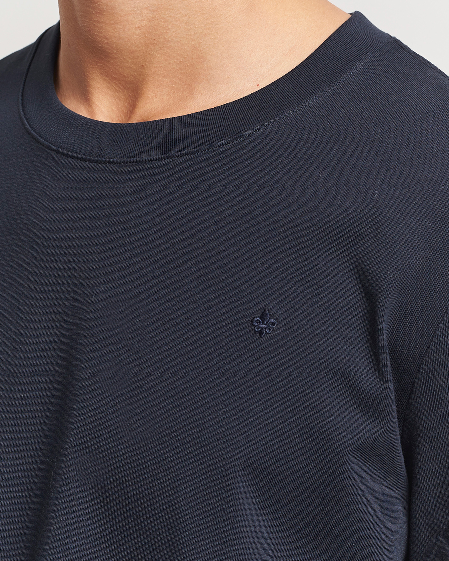 Herre | T-Shirts | Morris | Watson Long Sleeve Tee Old Blue