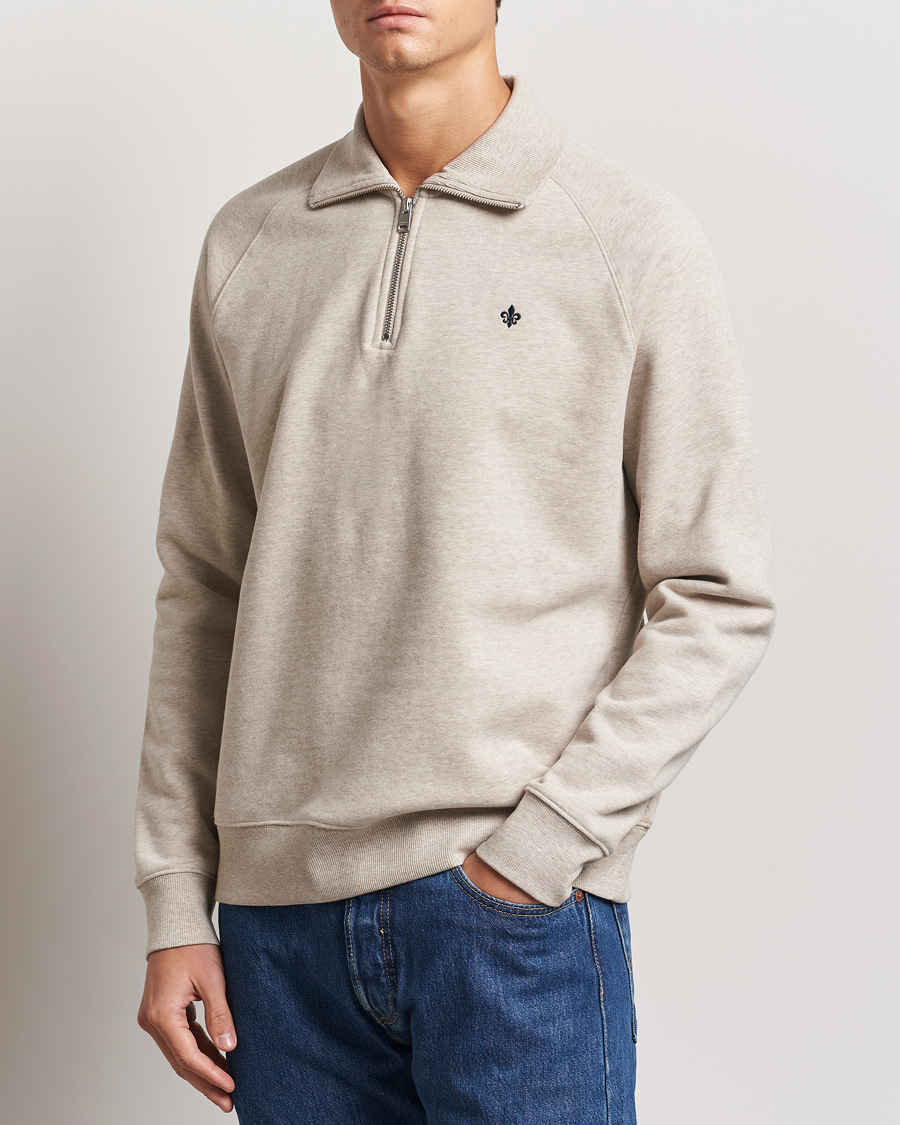 Herre | Gensere | Morris | Maryon Half Zip Sweatshirt Khaki