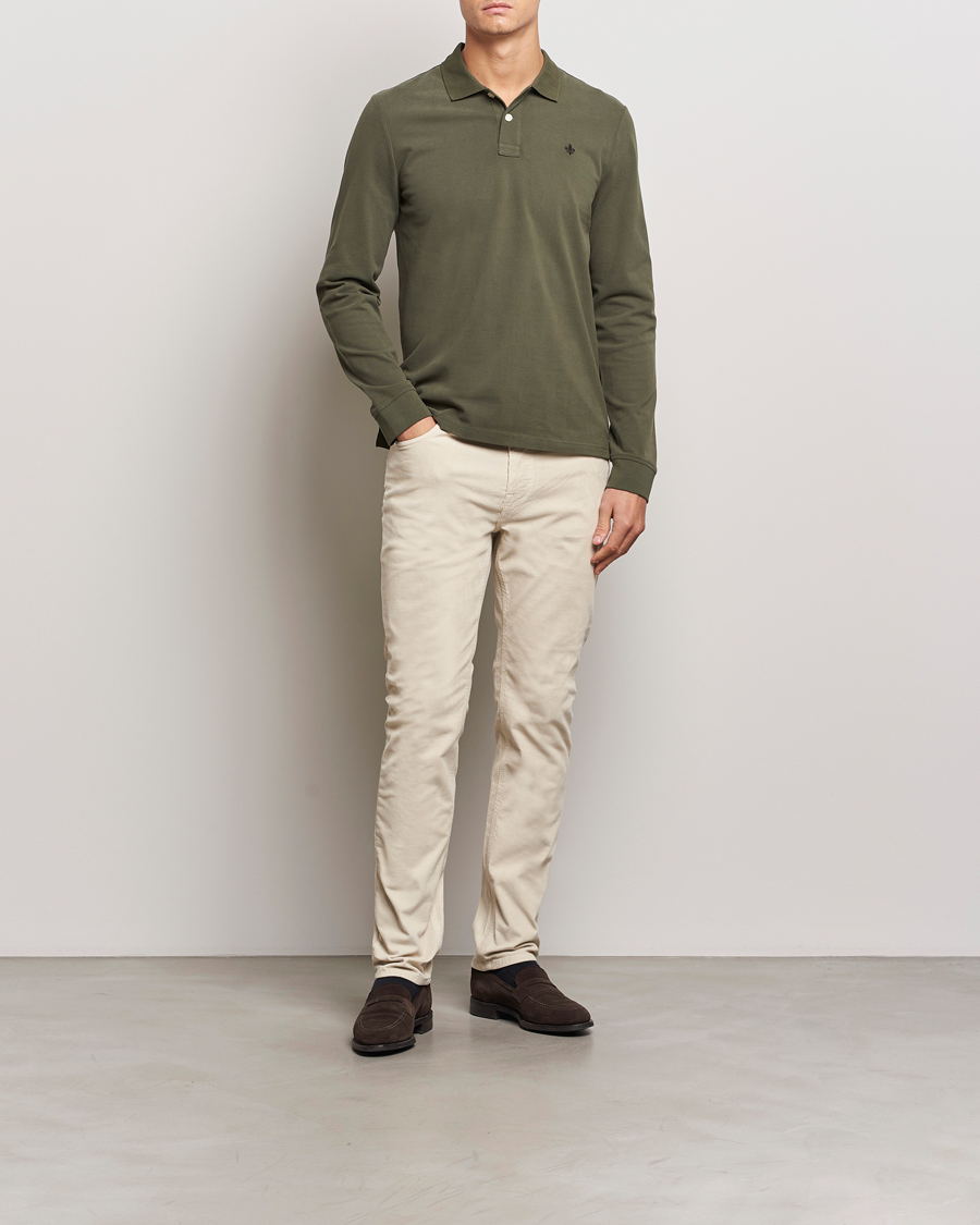 Herre | Bukser | Morris | James Corduroy 5-Pocket Pant Off White