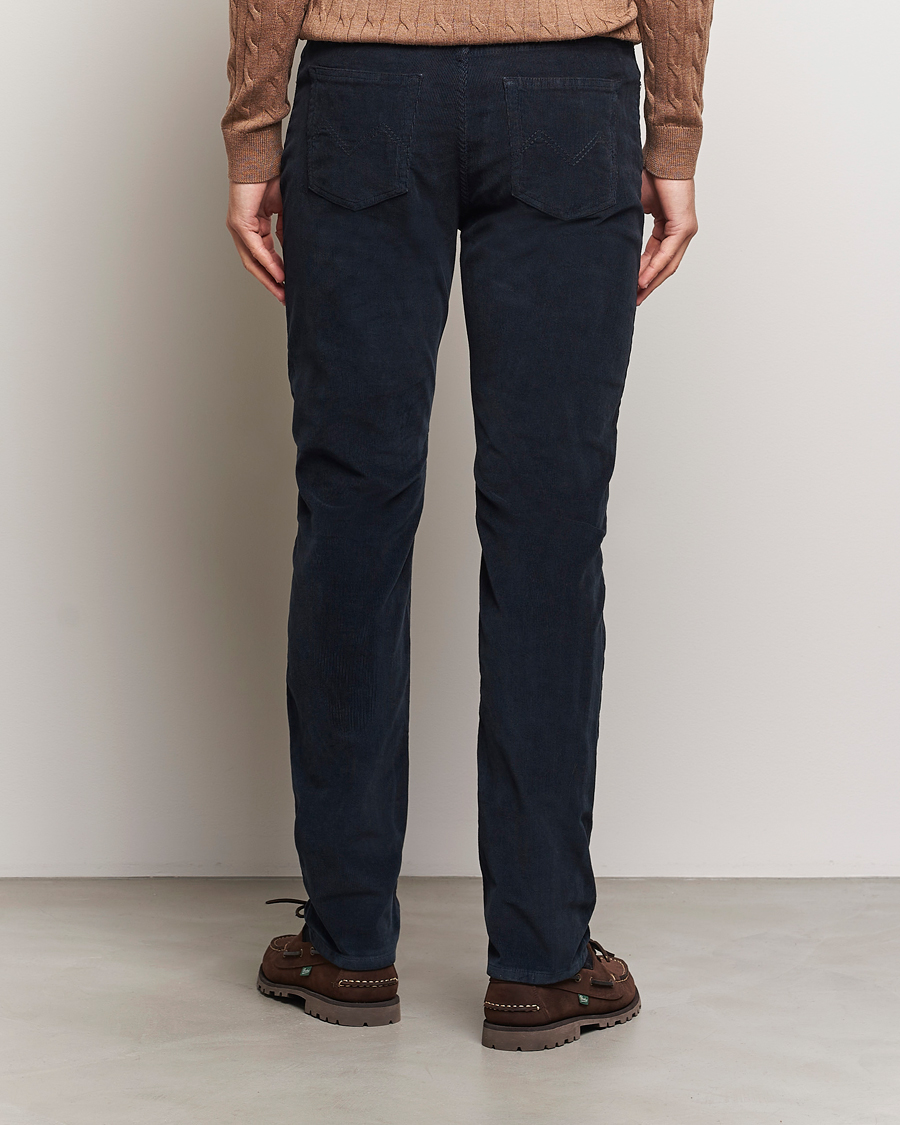 Herre | Bukser | Morris | James Corduroy 5-Pocket Pant Navy