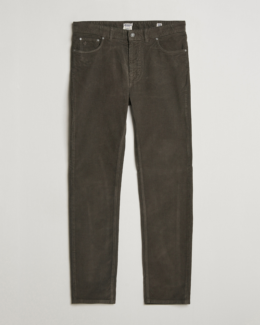 Herre | Bukser | Morris | James Corduroy 5-Pocket Pant Olive