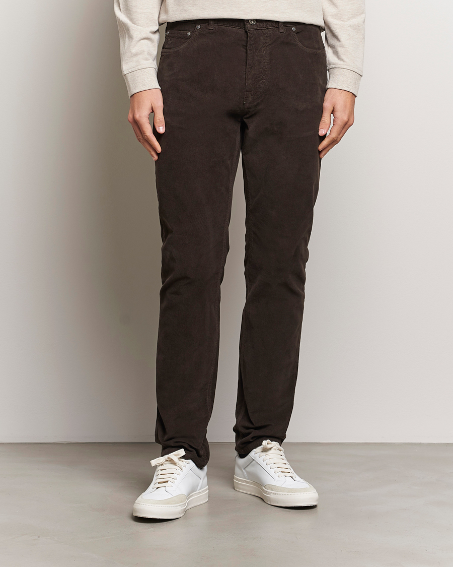 Herre | Bukser | Morris | James Corduroy 5-Pocket Pant Brown