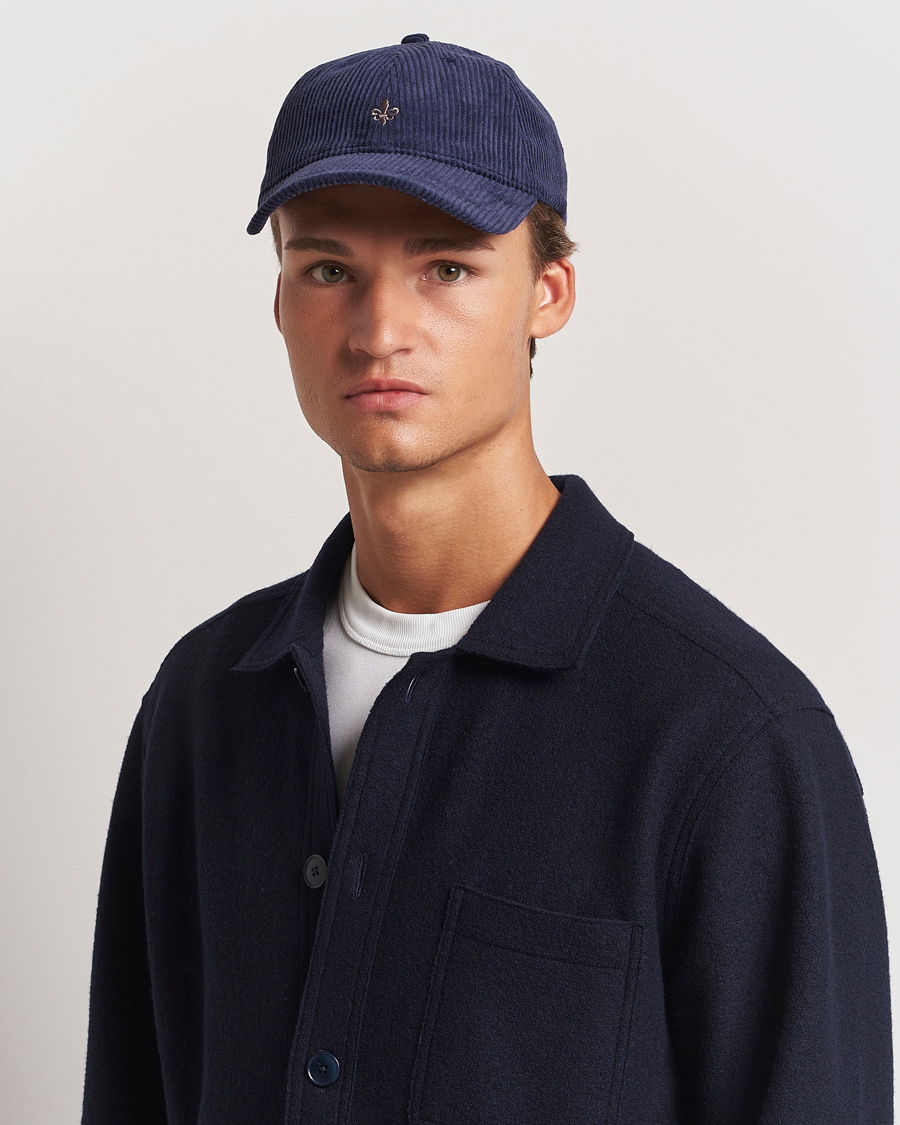 Herre | Morris Lily Corduroy Cap Blue | Morris | Lily Corduroy Cap Blue