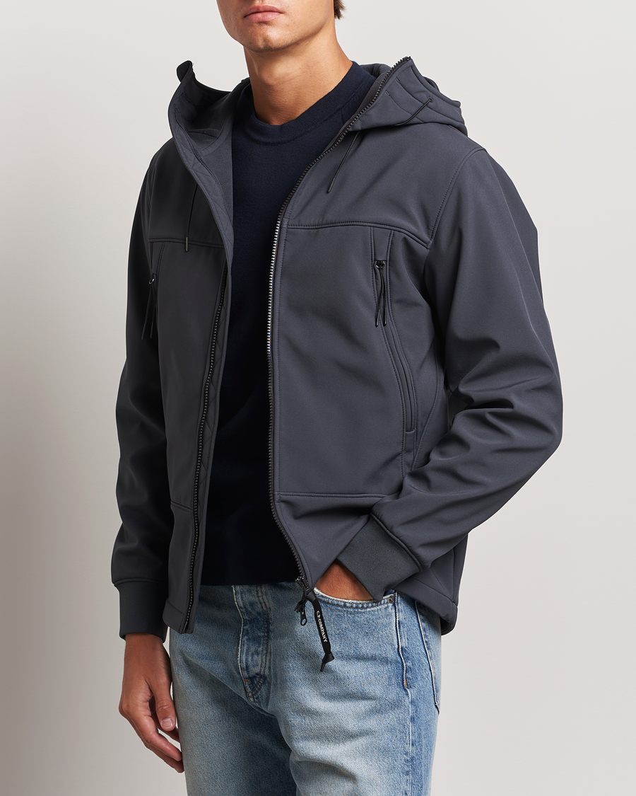 Herre | Jakker | C.P. Company | CP Shell Hooded Jacket Grey Black