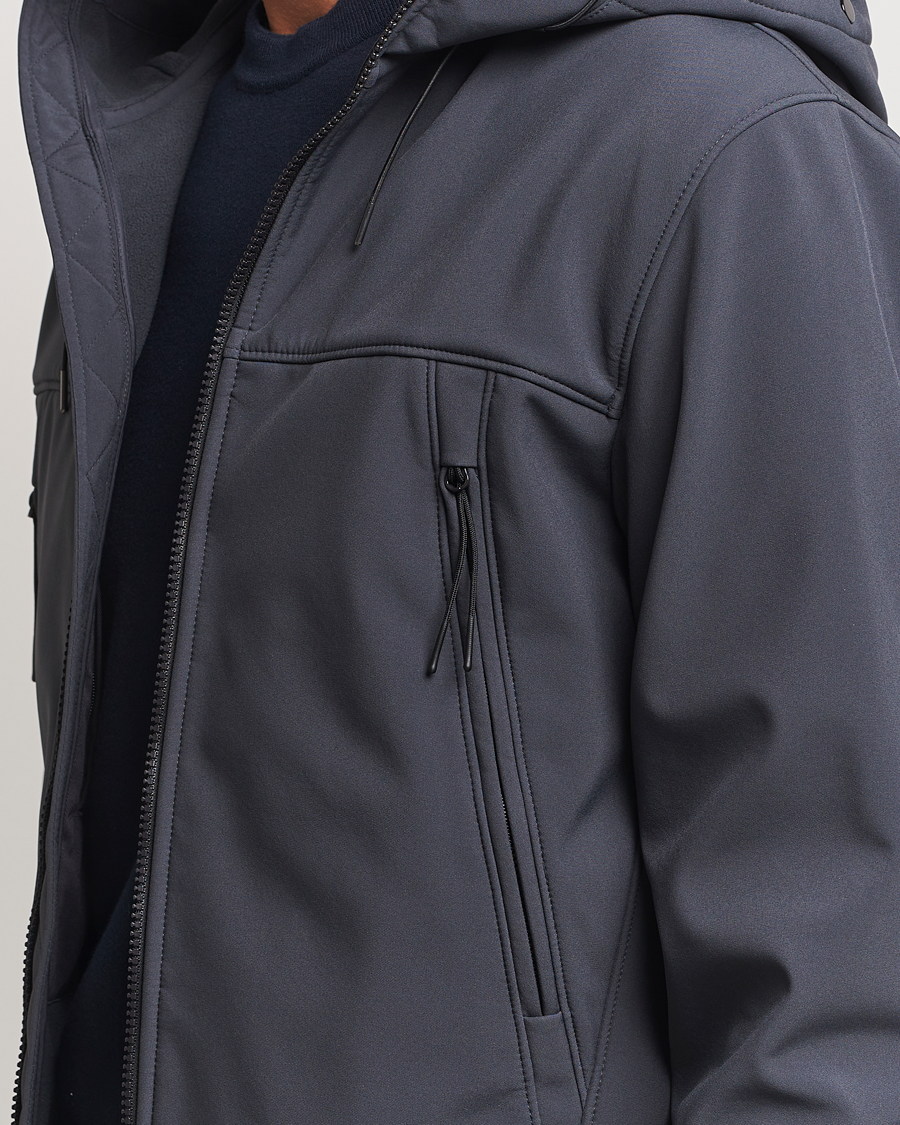 Herre | Jakker | C.P. Company | CP Shell Hooded Jacket Grey Black