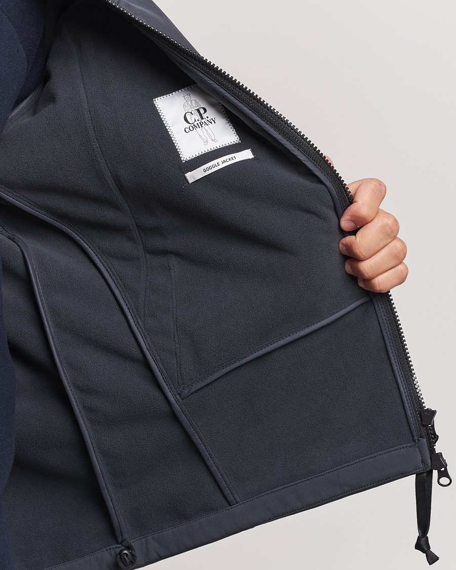 Herre | Jakker | C.P. Company | CP Shell Hooded Jacket Grey Black