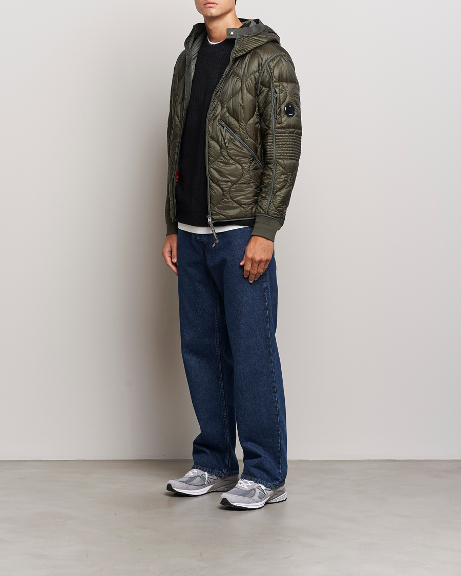 Herre | Jakker | C.P. Company | Primaloft Quilted Hood Jacket Green