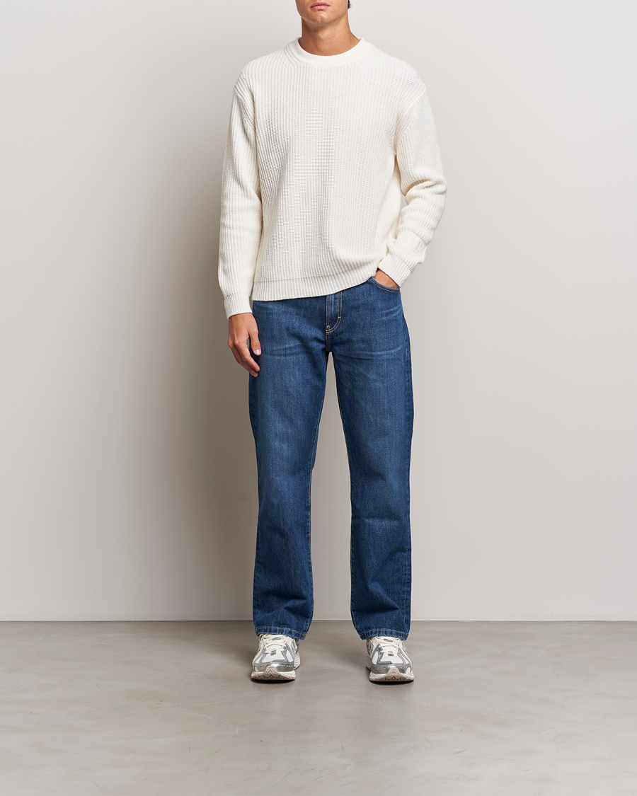 Herre | Gensere | C.P. Company | Lambswool Knitted Crew Neck Off White
