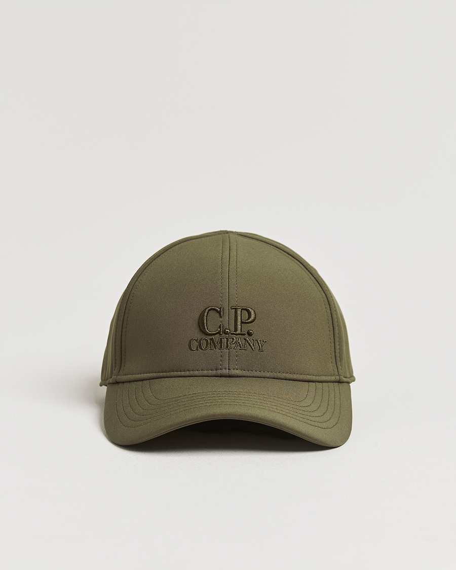 Herre | C.P. Company CP Shell Baseball Cap Olive | C.P. Company | CP Shell Baseball Cap Olive