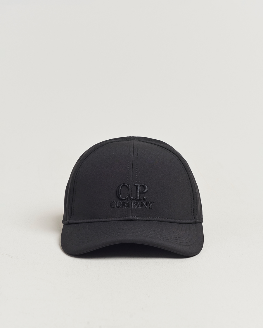 Herre | C.P. Company CP Shell Baseball Cap Black | C.P. Company | CP Shell Baseball Cap Black