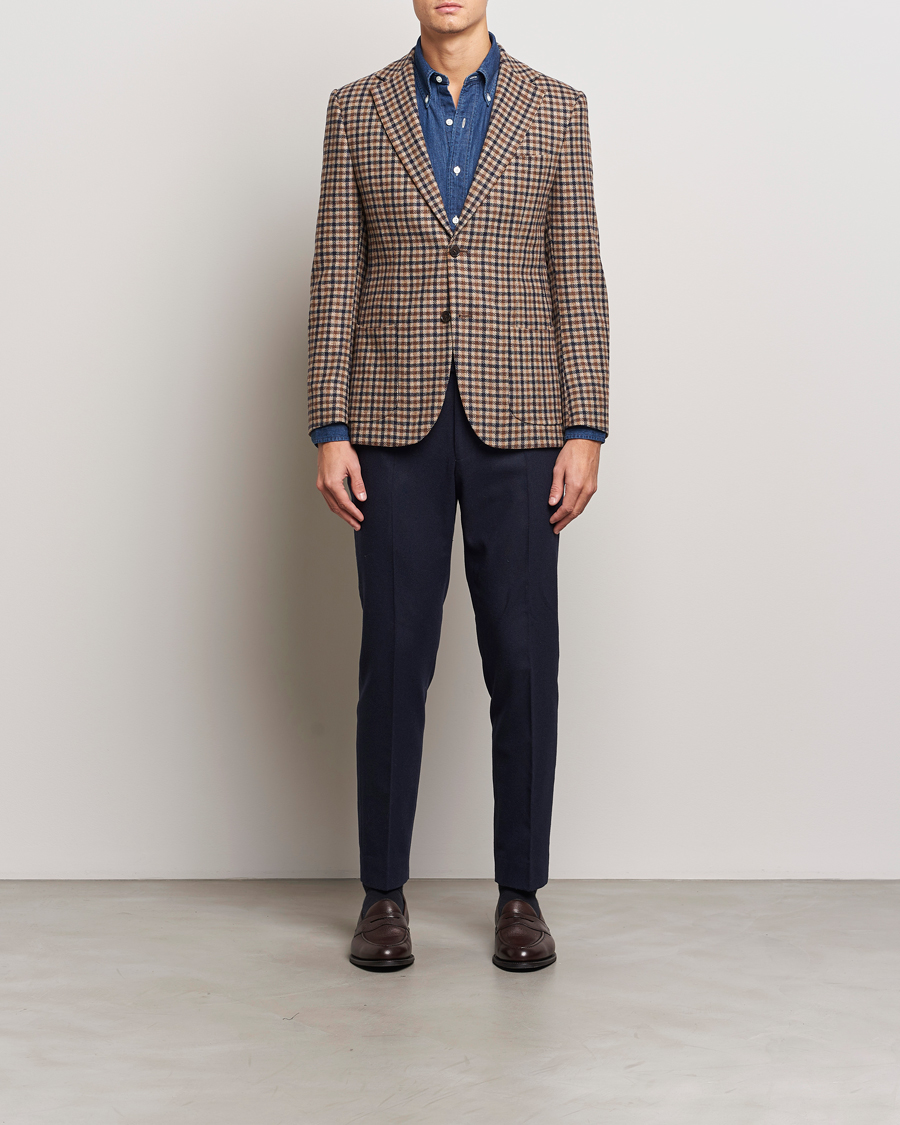 Herre | Dressjakker | Morris Heritage | Wool Tweed Blazer Navy