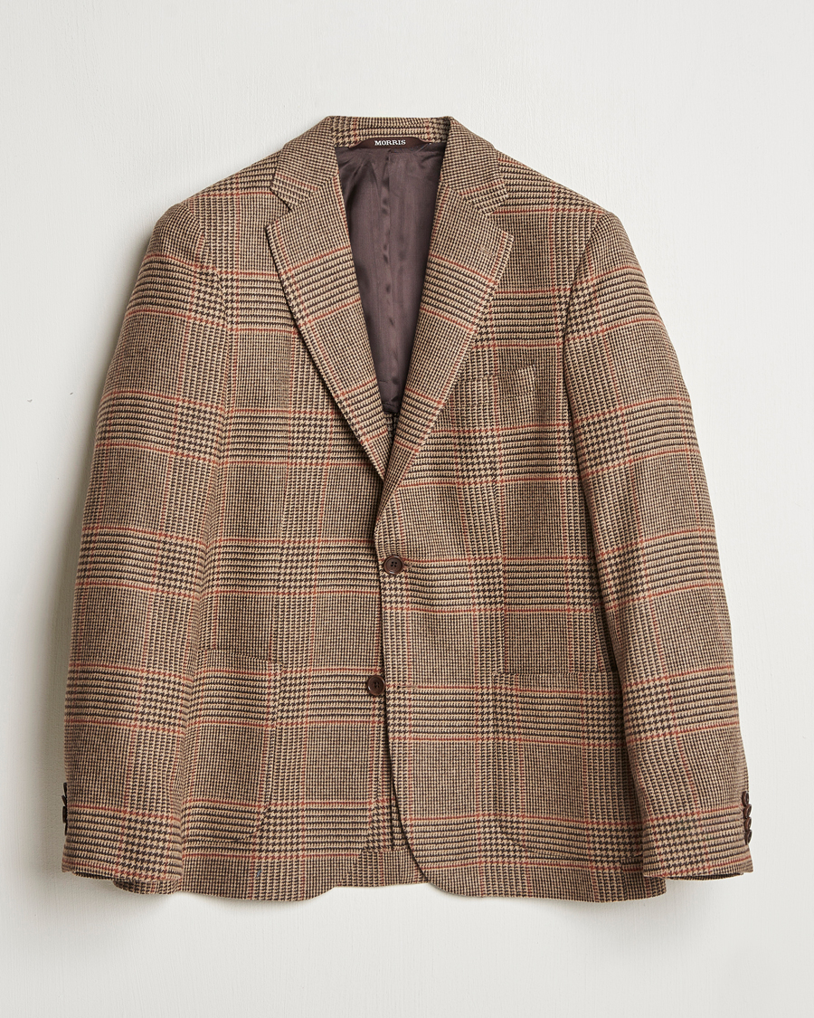 Herre | Dressjakker | Morris Heritage | Prince of Wales Tweed Blazer Brown