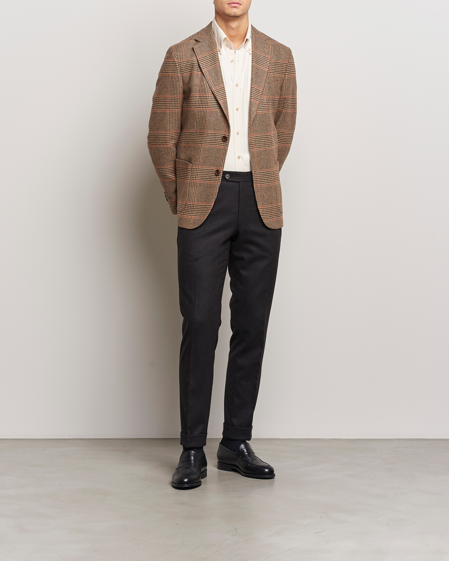 Herre | Dressjakker | Morris Heritage | Prince of Wales Tweed Blazer Brown