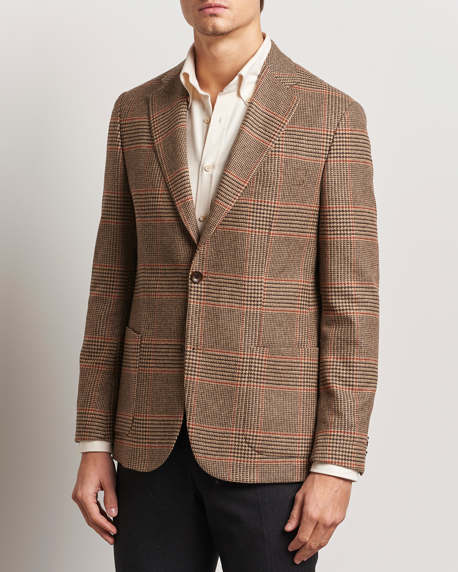Herre | Dressjakker | Morris Heritage | Prince of Wales Tweed Blazer Brown