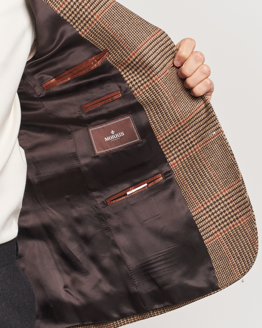 Herre | Dressjakker | Morris Heritage | Prince of Wales Tweed Blazer Brown
