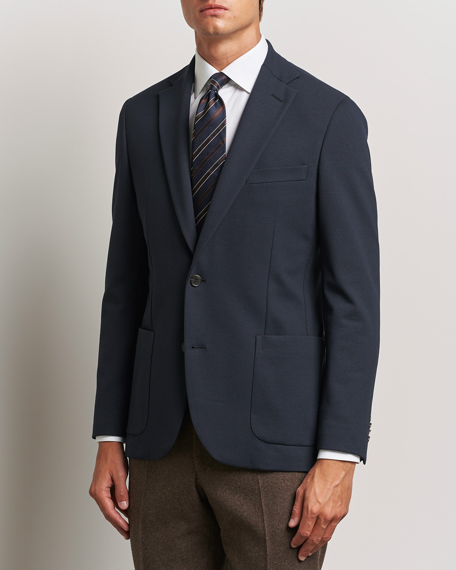 Herre | Dressjakker | Morris Heritage | Soft Jersey Blazer Navy