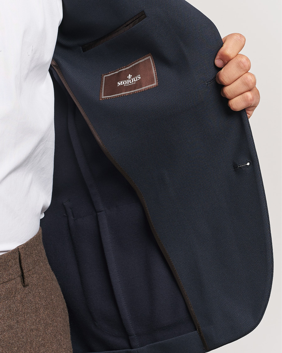 Herre | Dressjakker | Morris Heritage | Soft Jersey Blazer Navy