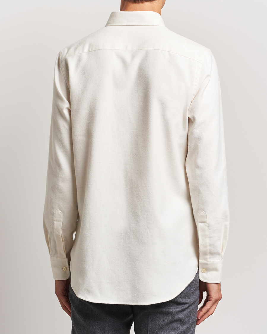 Herre | Skjorter | Morris Heritage | Soft Lama Slim Fit Shirt Off White