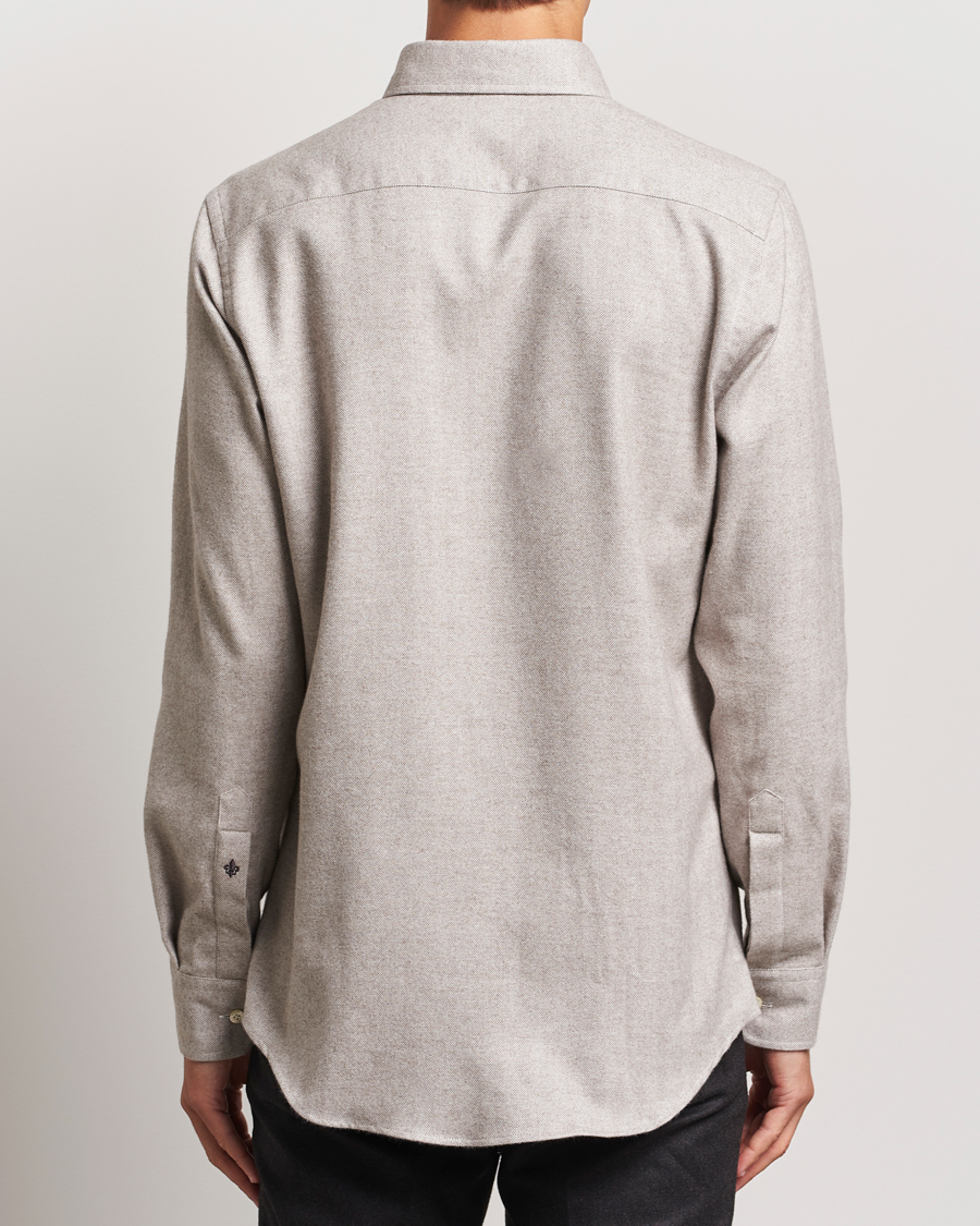Herre | Skjorter | Morris Heritage | Soft Lama Slim Fit Shirt Khaki