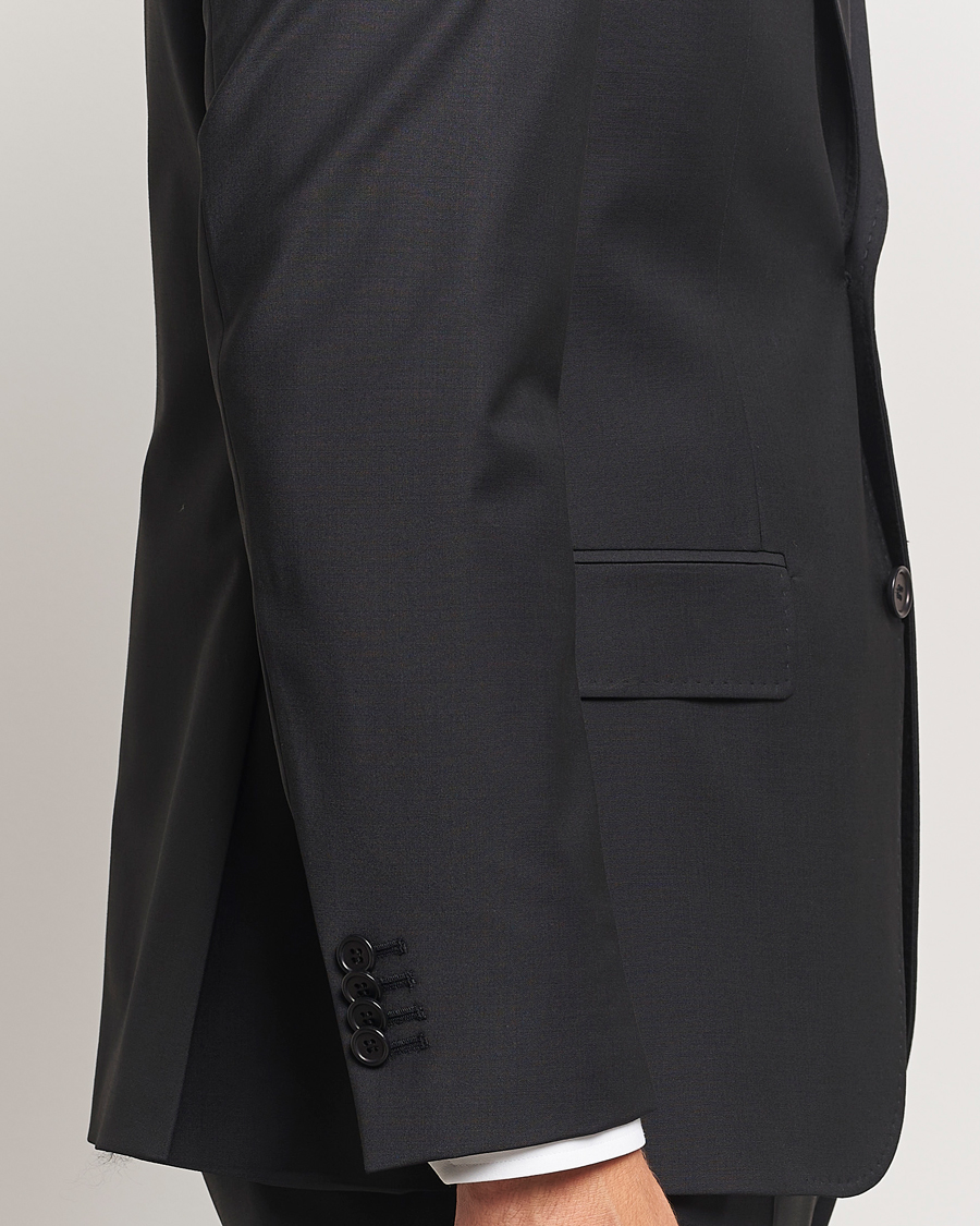 Herre | Dressjakker | Morris Heritage | Morris Wool Suit Blazer Black
