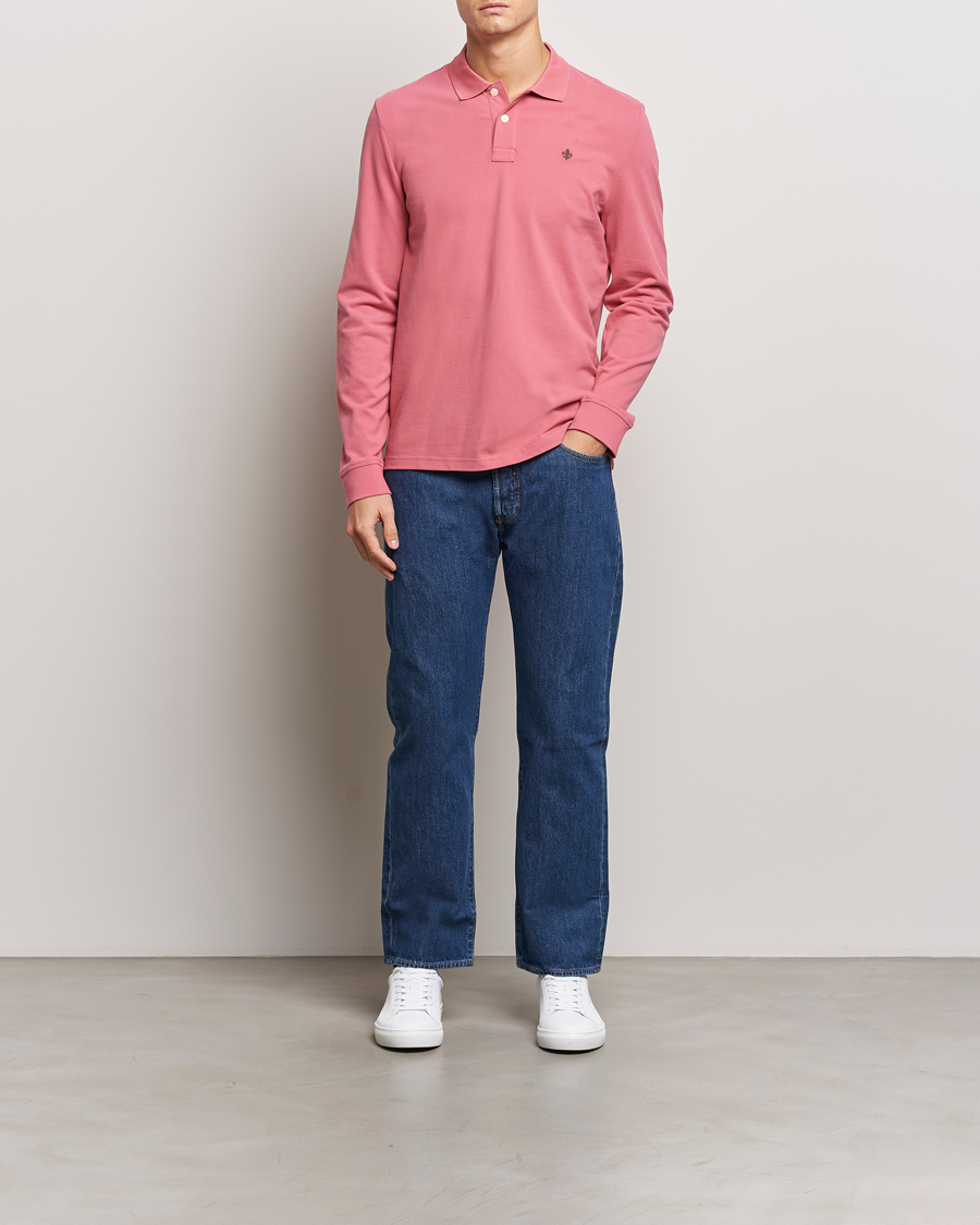 Herre | Gensere | Morris | Camden Long Sleeve Polo Pink