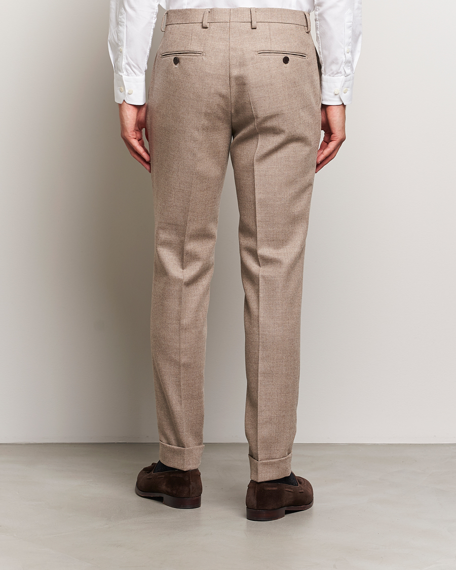 Herre | Bukser | Morris Heritage | Morris Prestige Flannel Trousers Khaki