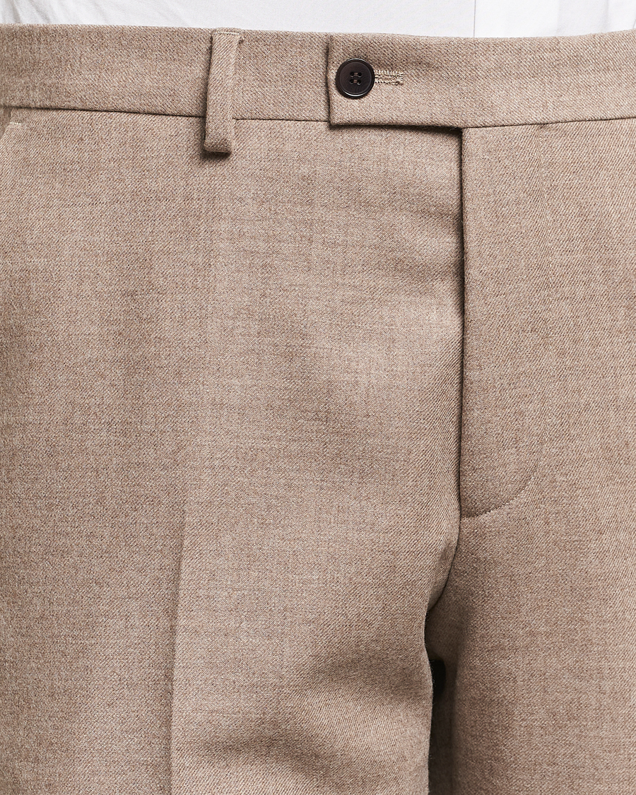 Herre | Bukser | Morris Heritage | Morris Prestige Flannel Trousers Khaki